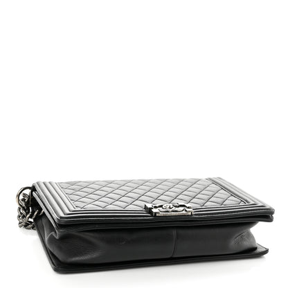 Chanel Lambskin Quilted New Medium Boy Flap Black 4 of 10