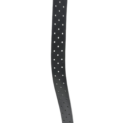 Gucci Calfskin Perforated Interlocking G Belt 85 34 Black 5 of 7