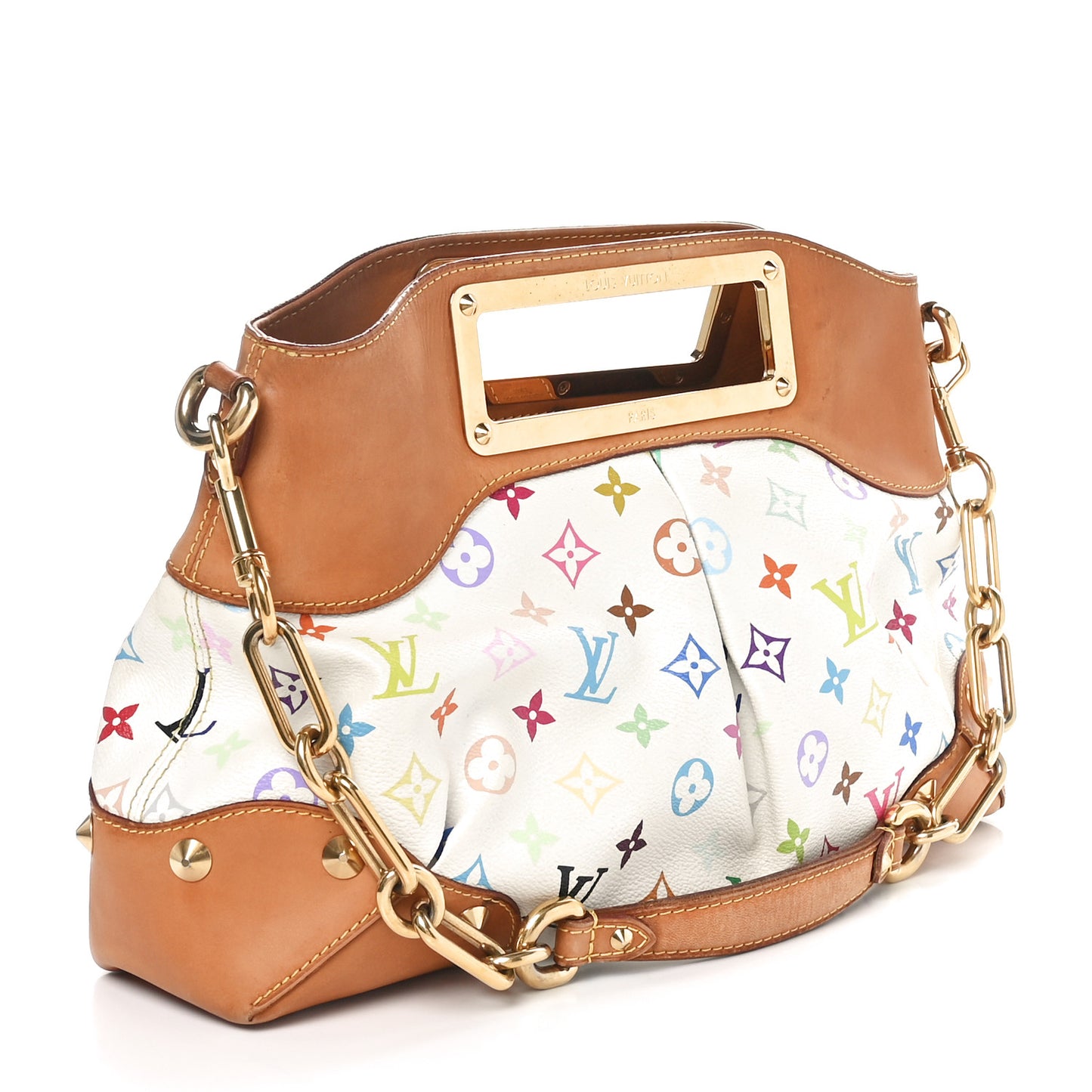 Monogram Multicolor Judy MM White
