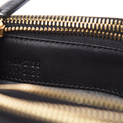 Celine Lambskin Large Trio Crossbody Bag Black 10 of 12