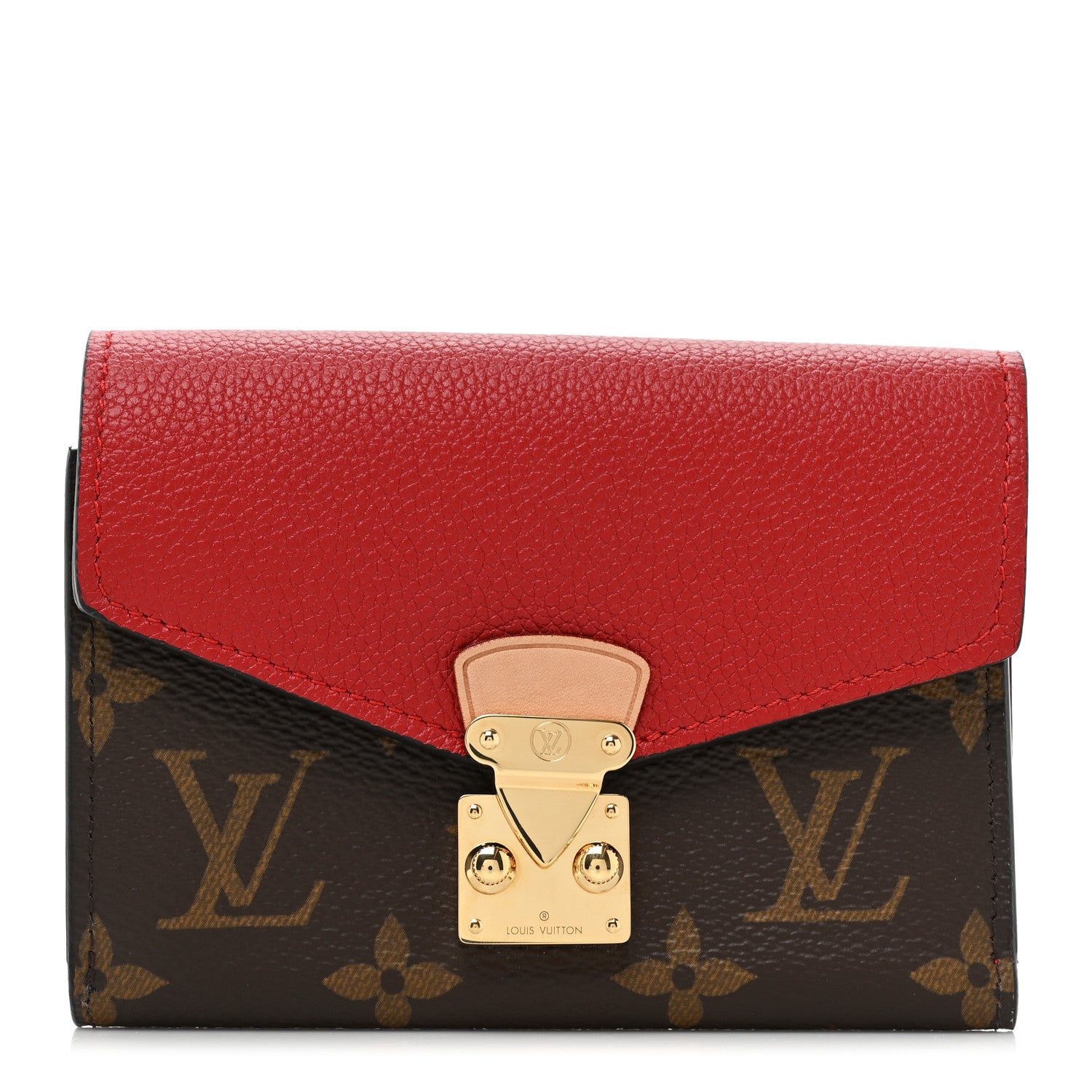 Louis Vuitton Monogram Pallas Compact Wallet NM Cerise 1 of 10