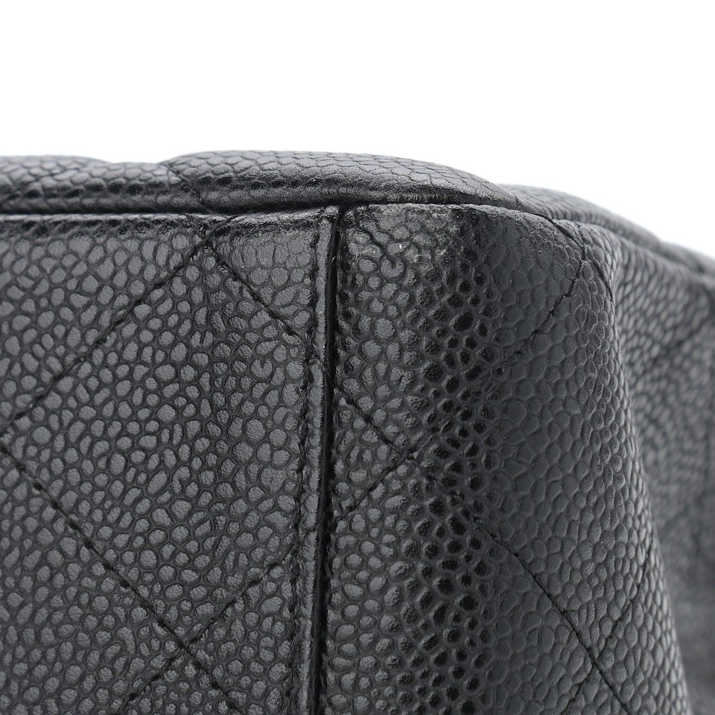 Caviar Quilted Maxi Single Flap Black