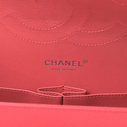 Chanel Caviar Quilted Jumbo Double Flap Dark Pink 6 of 11