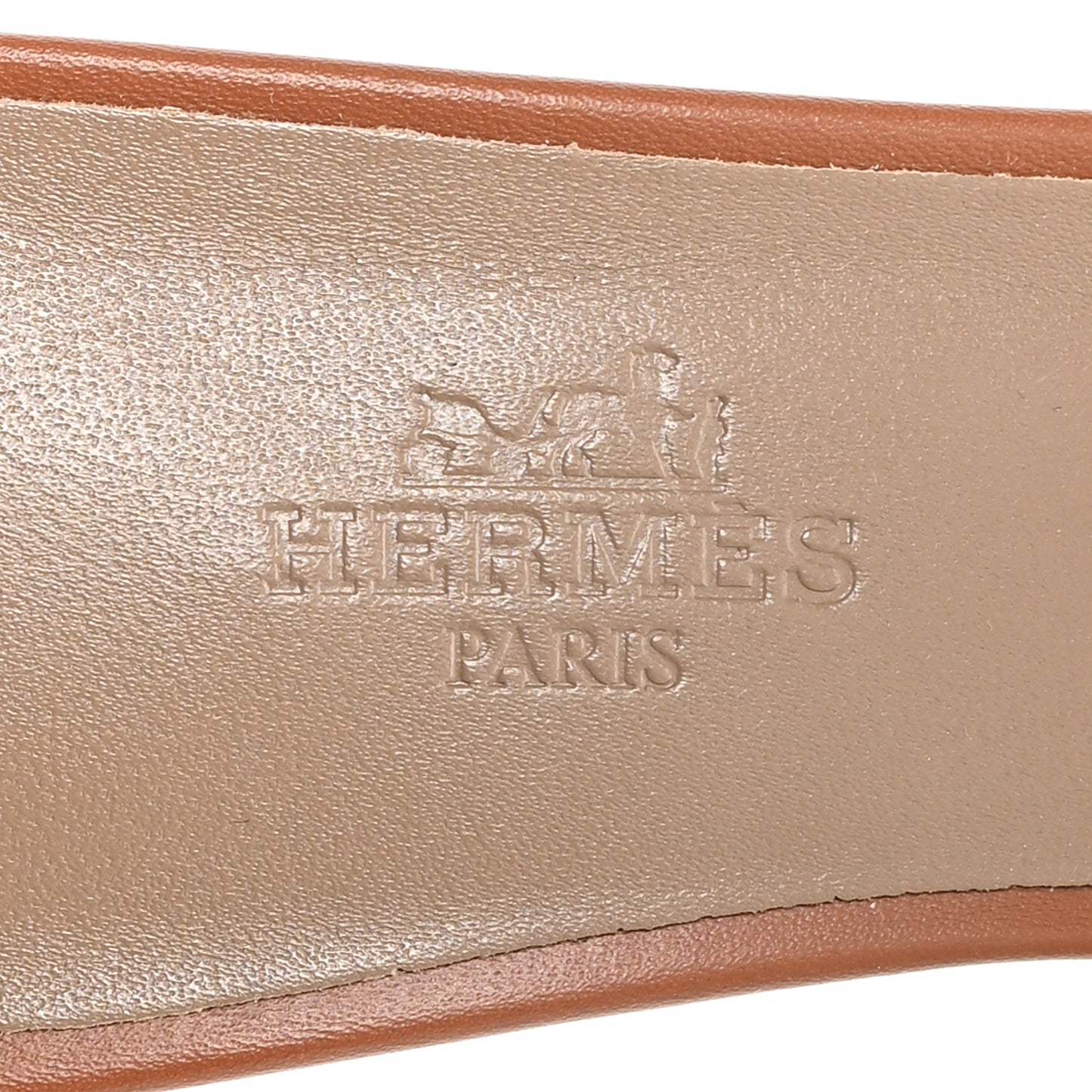 Calfskin Oasis Sandals 37.5 Gold
