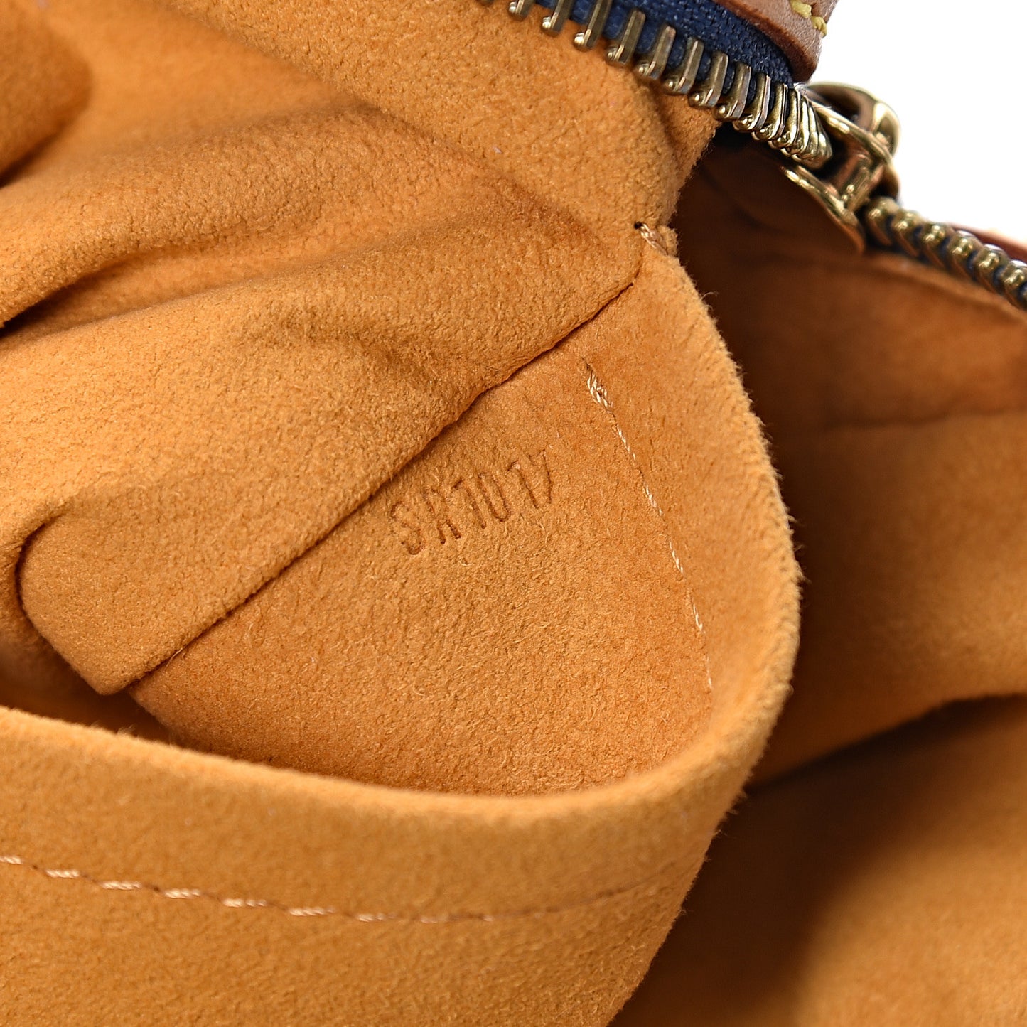Monogram Denim Bum Bag Blue