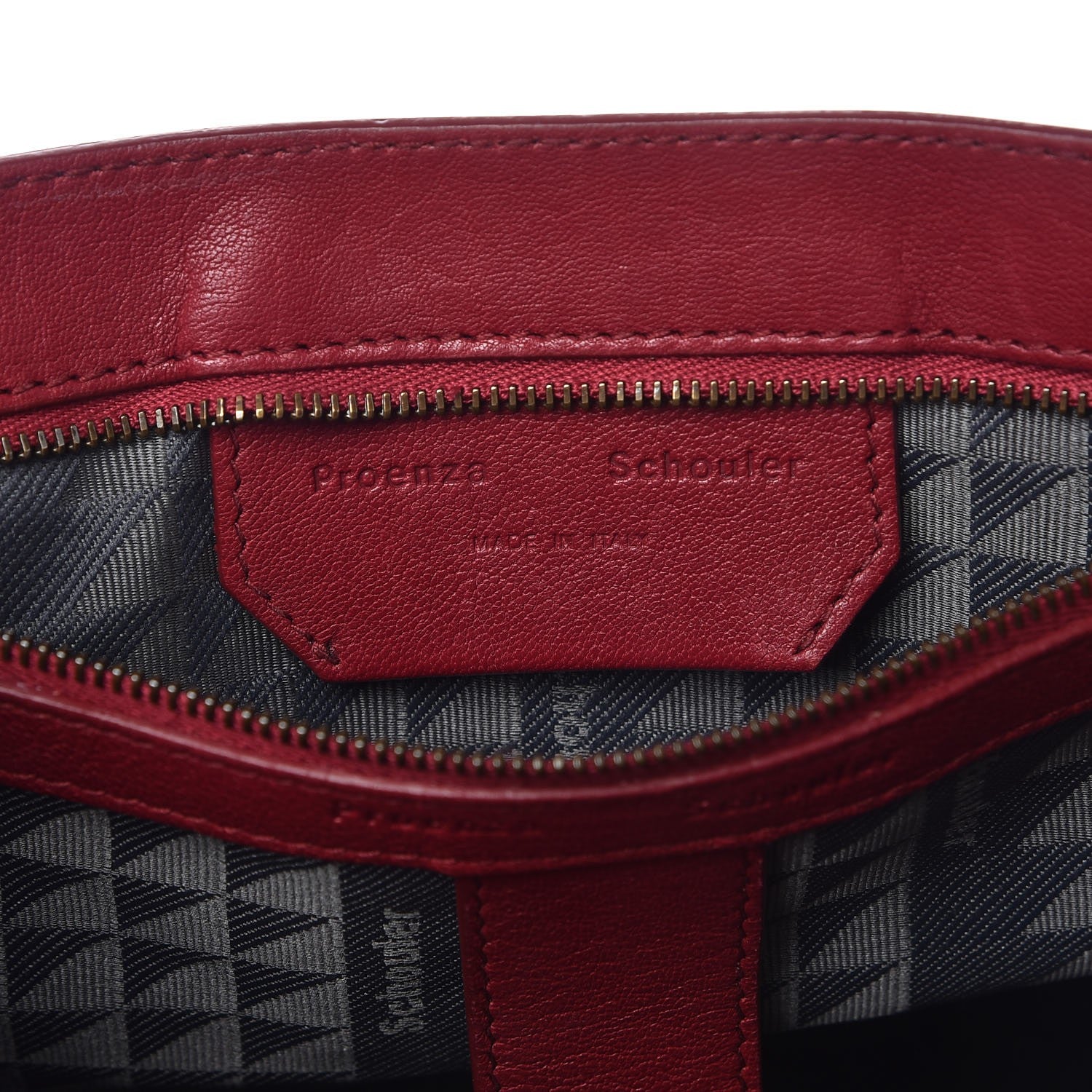 Proenza Schouler Lambskin Medium PS1 Satchel Chianti 7 of 10
