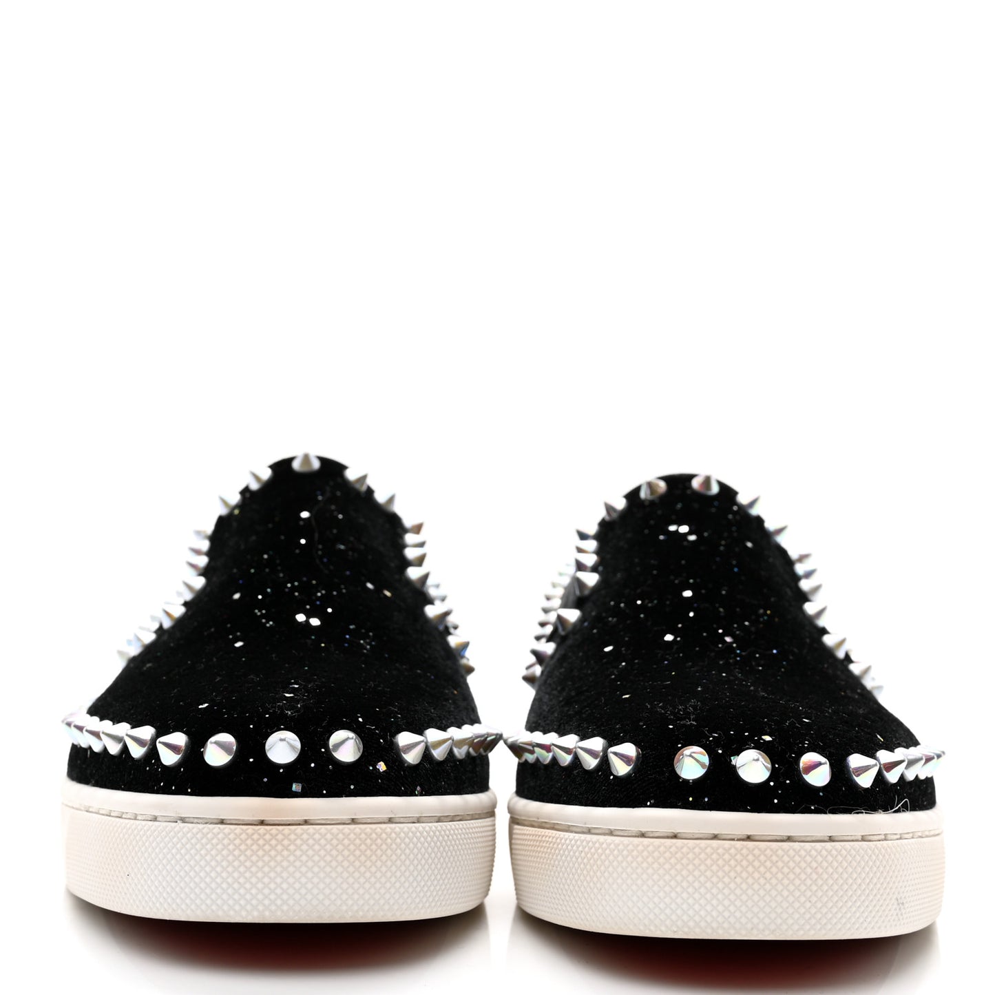 Glitter Tennis Spikes Womens Pik Boat Sneakers 35.5 Black Multicolor