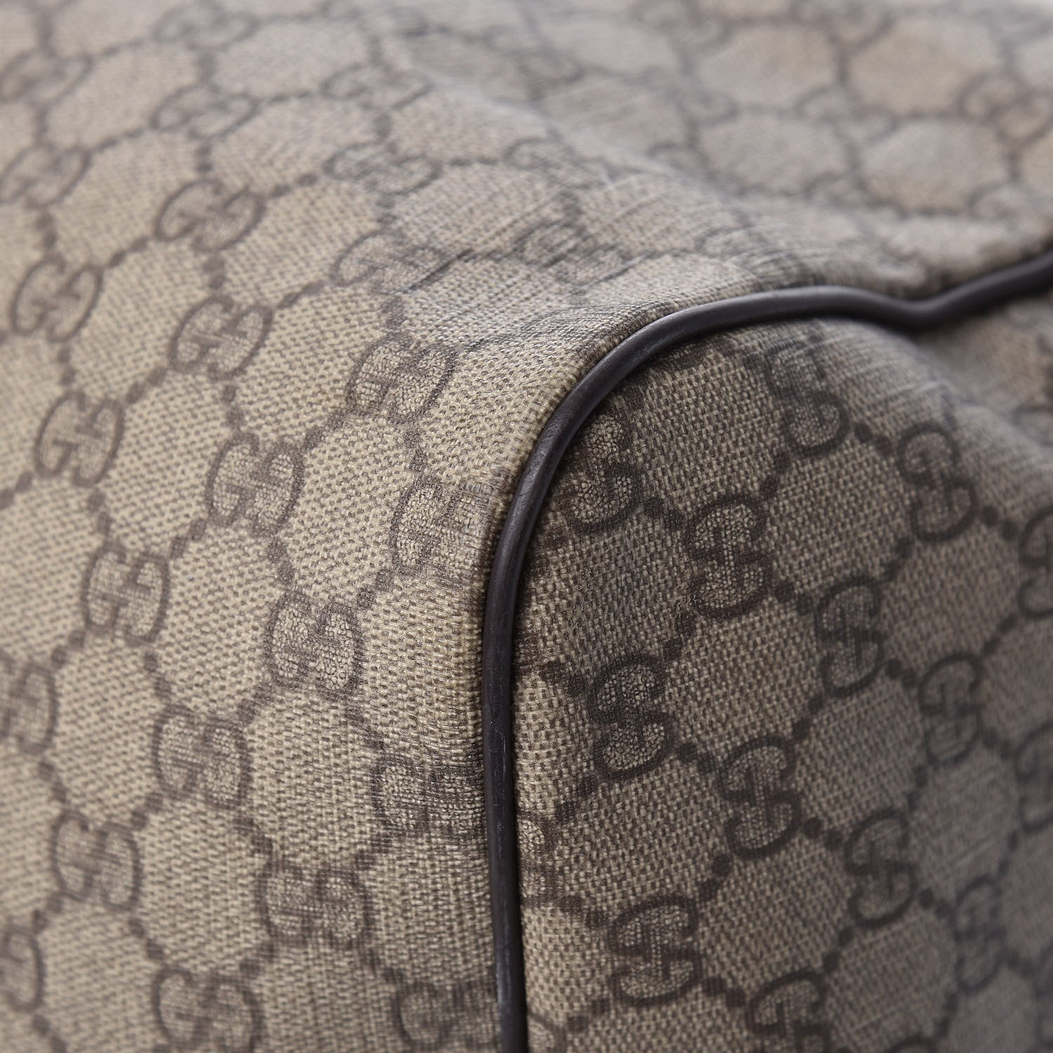 Gucci GG Plus Monogram Large Carry On Duffle Bag Brown 10 of 14