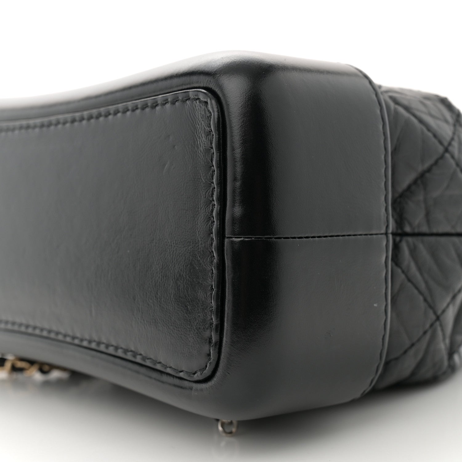 Chanel Aged Calfskin Quilted Small Gabrielle Backpack Black 10 of 10