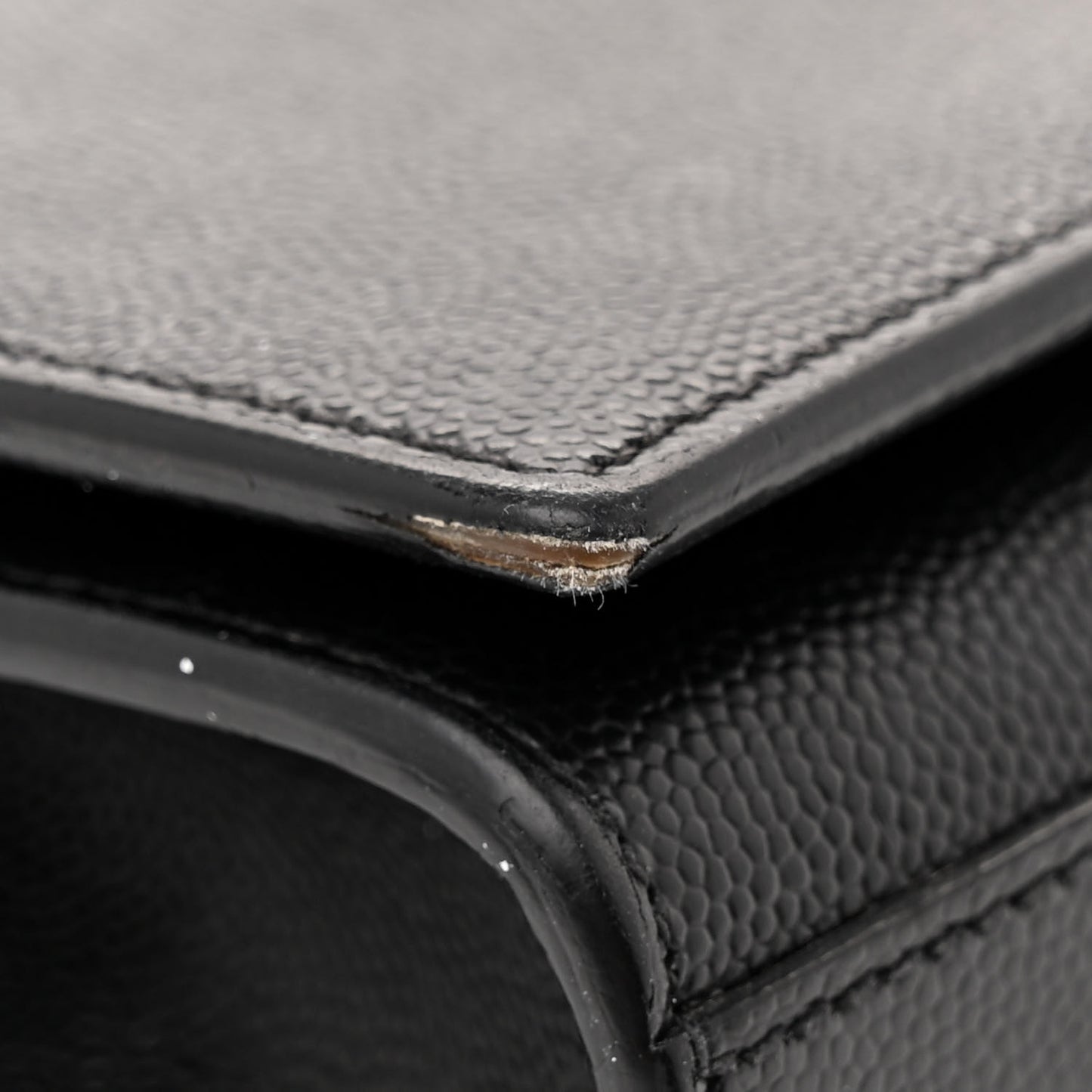 Grain De Poudre Small Monogram Kate Satchel Black