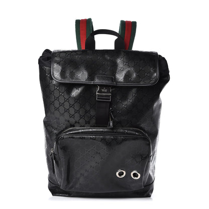 Gucci Imprime Monogram Web 500 Backpack Black 1 of 10