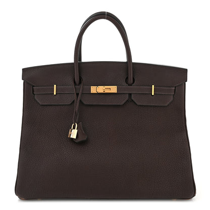 Hermes Fjord Birkin 40 Chocolate 1 of 11