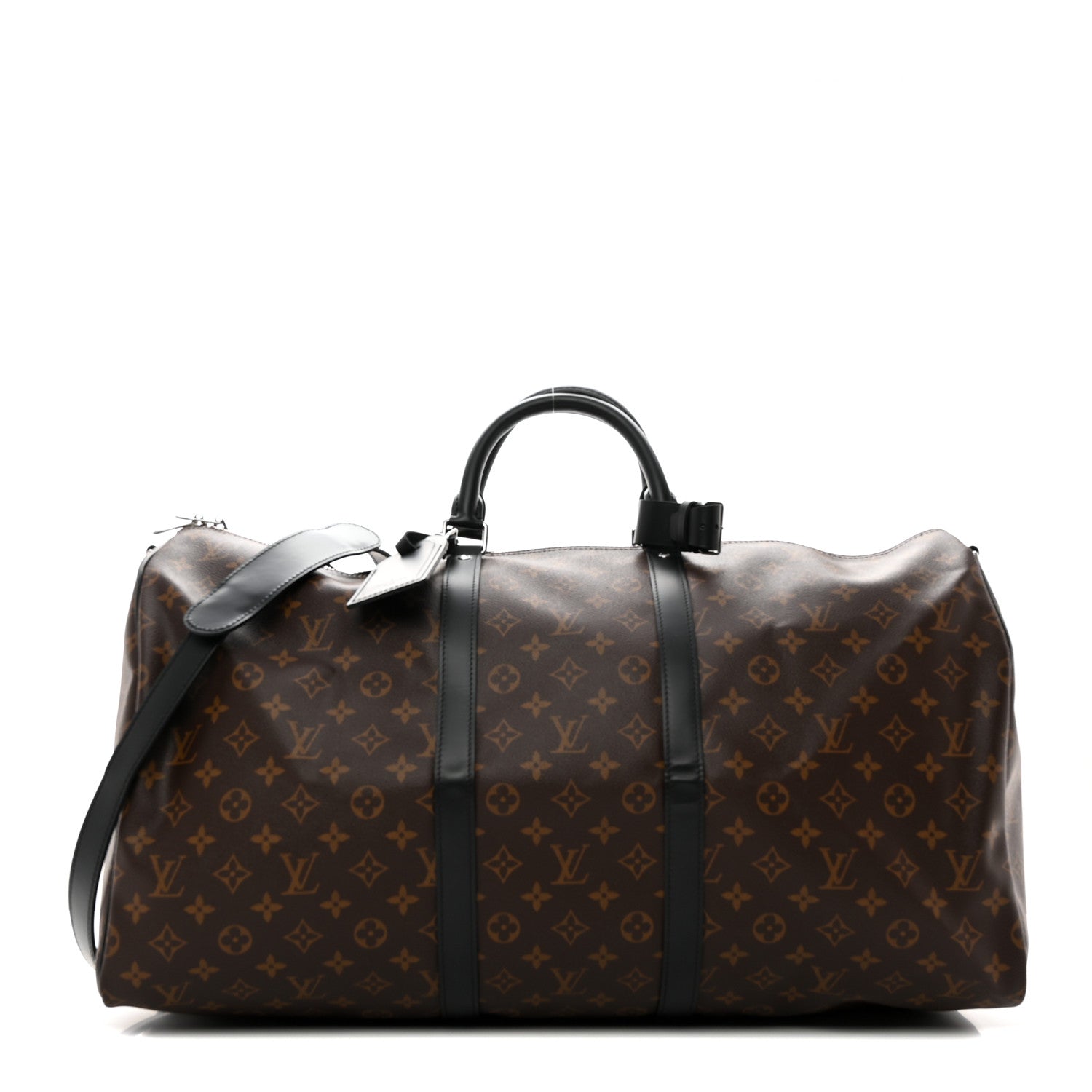 Louis Vuitton Monogram Macassar Keepall Bandouliere 55 1 of 9