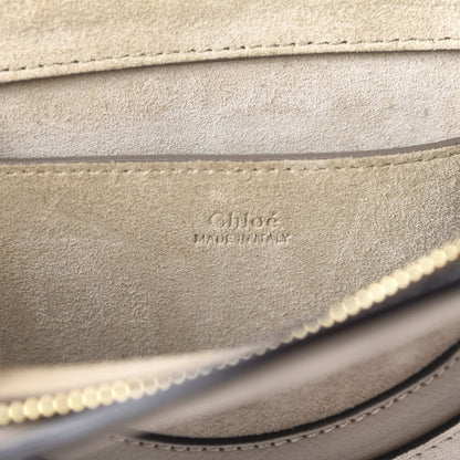 Chloe Calfskin Suede Small Pixie Bag Motty Grey 6 of 11