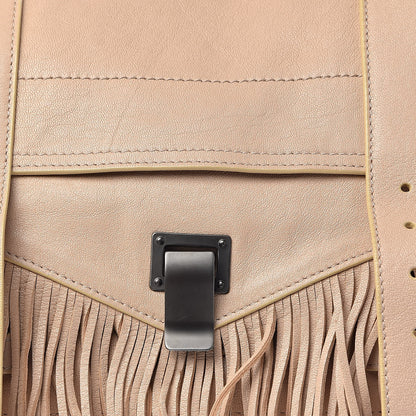 Proenza Schouler Lambskin Fringe Medium PS1 Satchel Nude 14 of 14