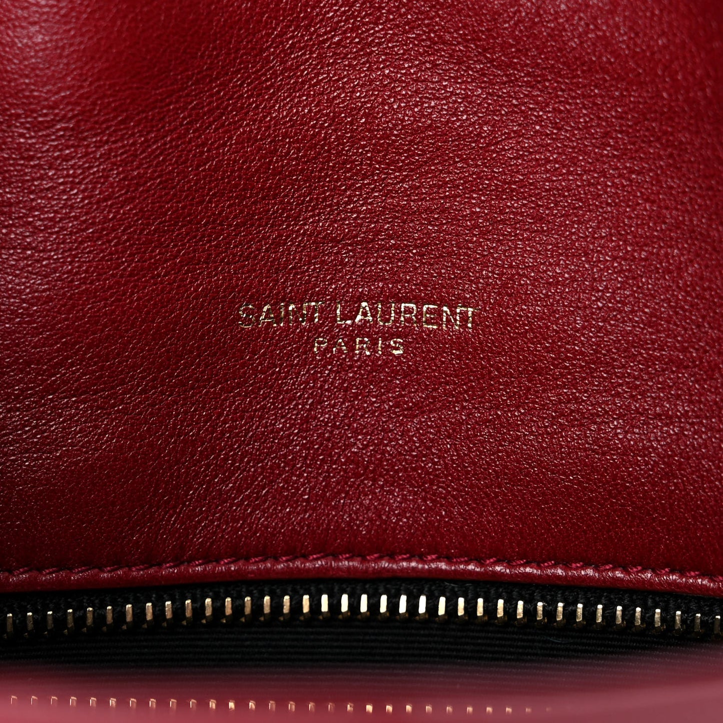Lambskin Quilted Toy Loulou Puffer Monogram Chain Satchel Red