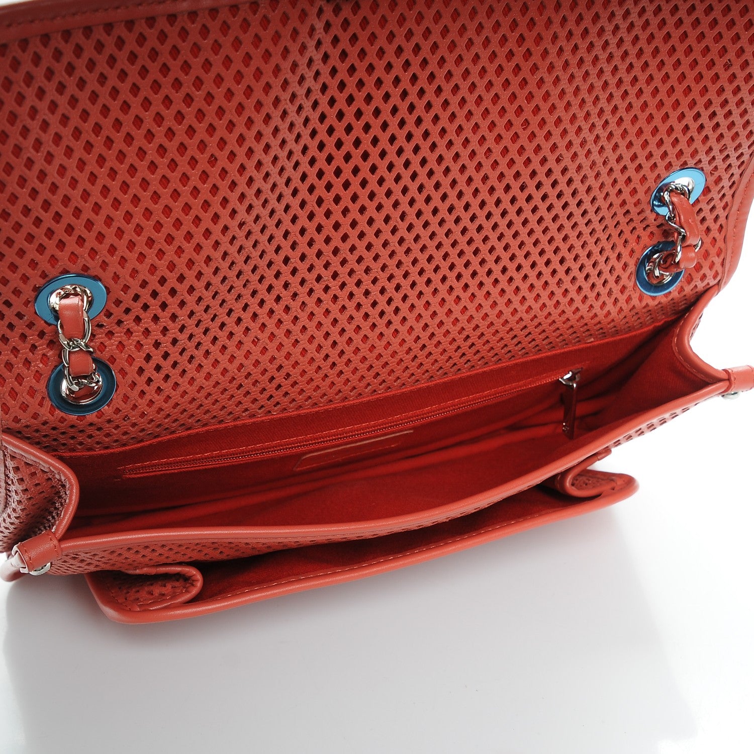 Chanel Perforated Calfskin Up In The Air Flap Red 5 of 8