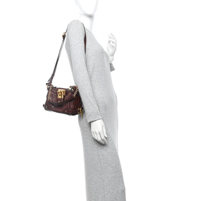 Chloe Grained Buffalo Small Paddington Chain Bag Crafty Brown 2 of 10