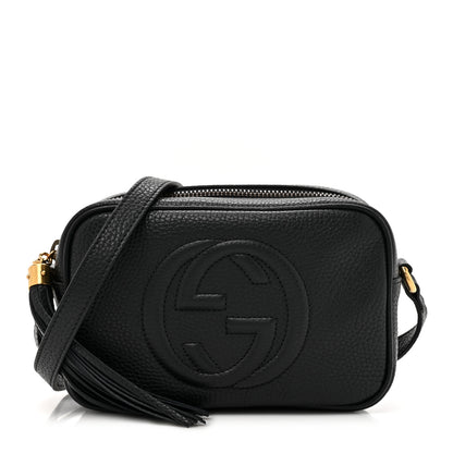 Gucci Pebbled Calfskin Mini Soho Disco Bag Black 1 of 10