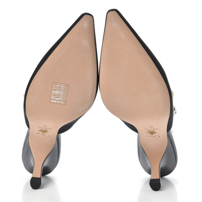 Christian Dior Technical Canvas Ribbon J Adior Slingback 65mm Pumps 40 Black 5 of 9