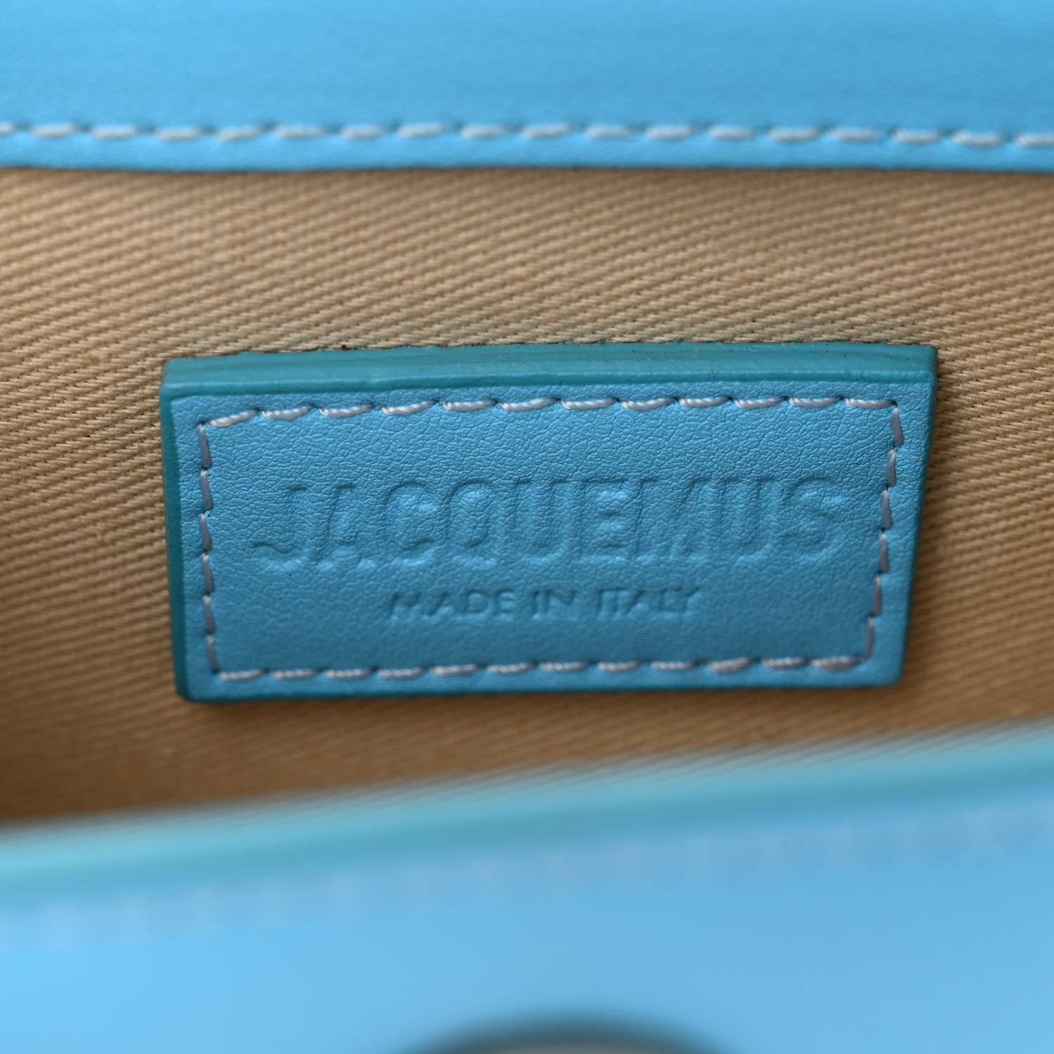 Jacquemus Smooth Calfskin Le Chiquito Homme Blue 6 of 11