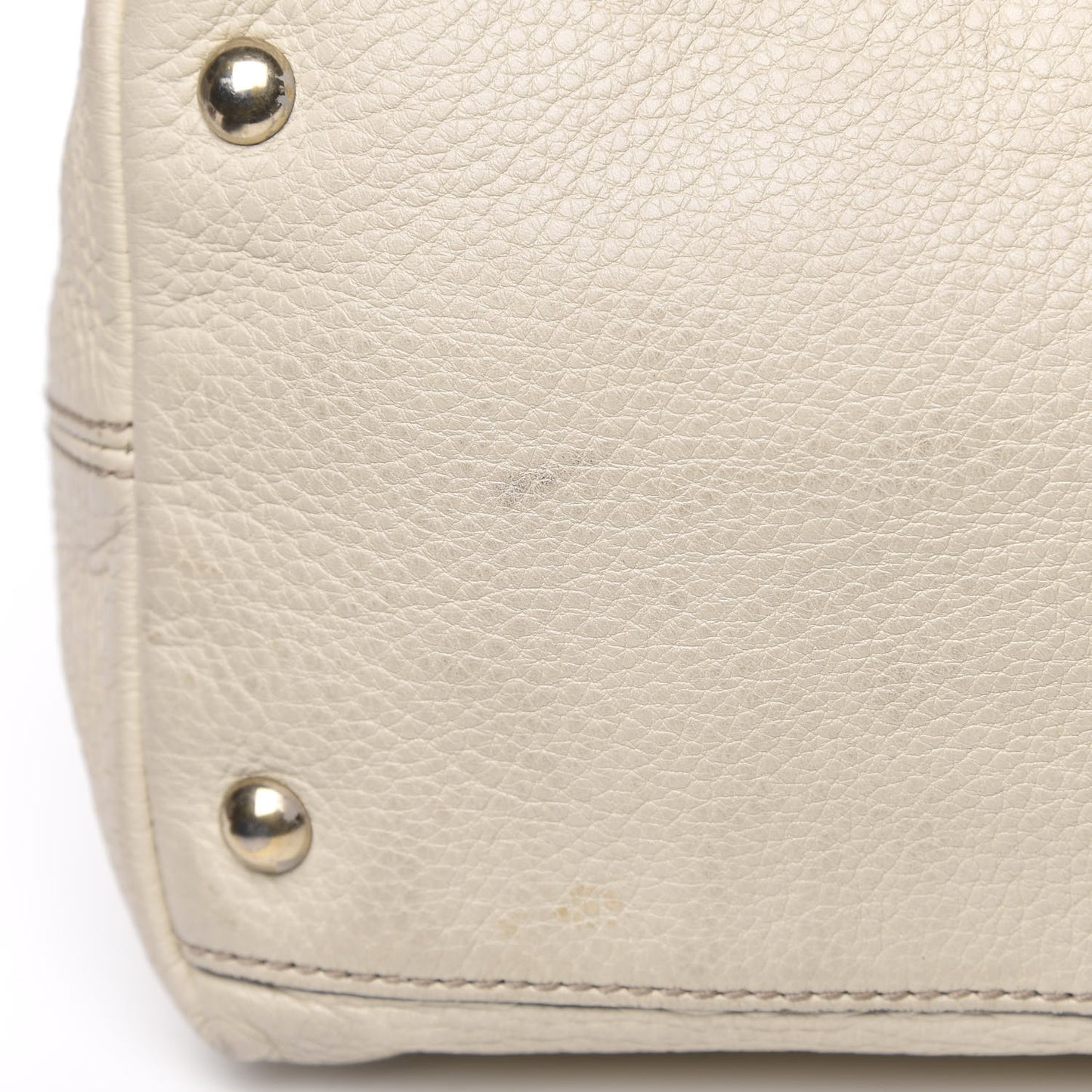 Cellarius Calfskin Small Soho Top Handle Satchel Off White