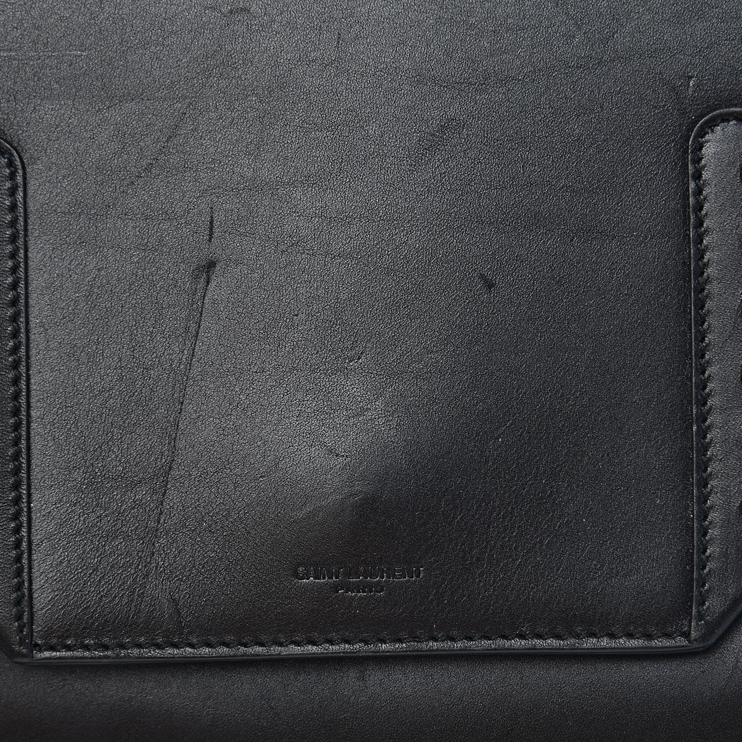 Saint Laurent Calfskin Studded Medium Betty Black 9 of 17