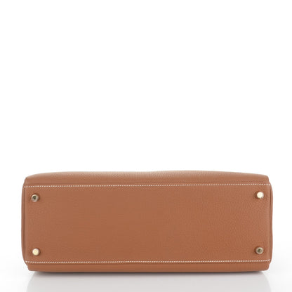 Hermes Togo Kelly Retourne 35 Gold 6 of 24