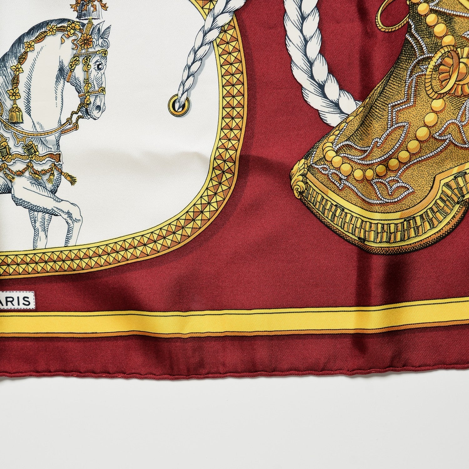 Hermes Silk Grand Apparat Scarf 90 3 of 8