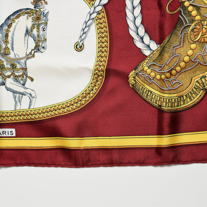 Hermes Silk Grand Apparat Scarf 90 3 of 8