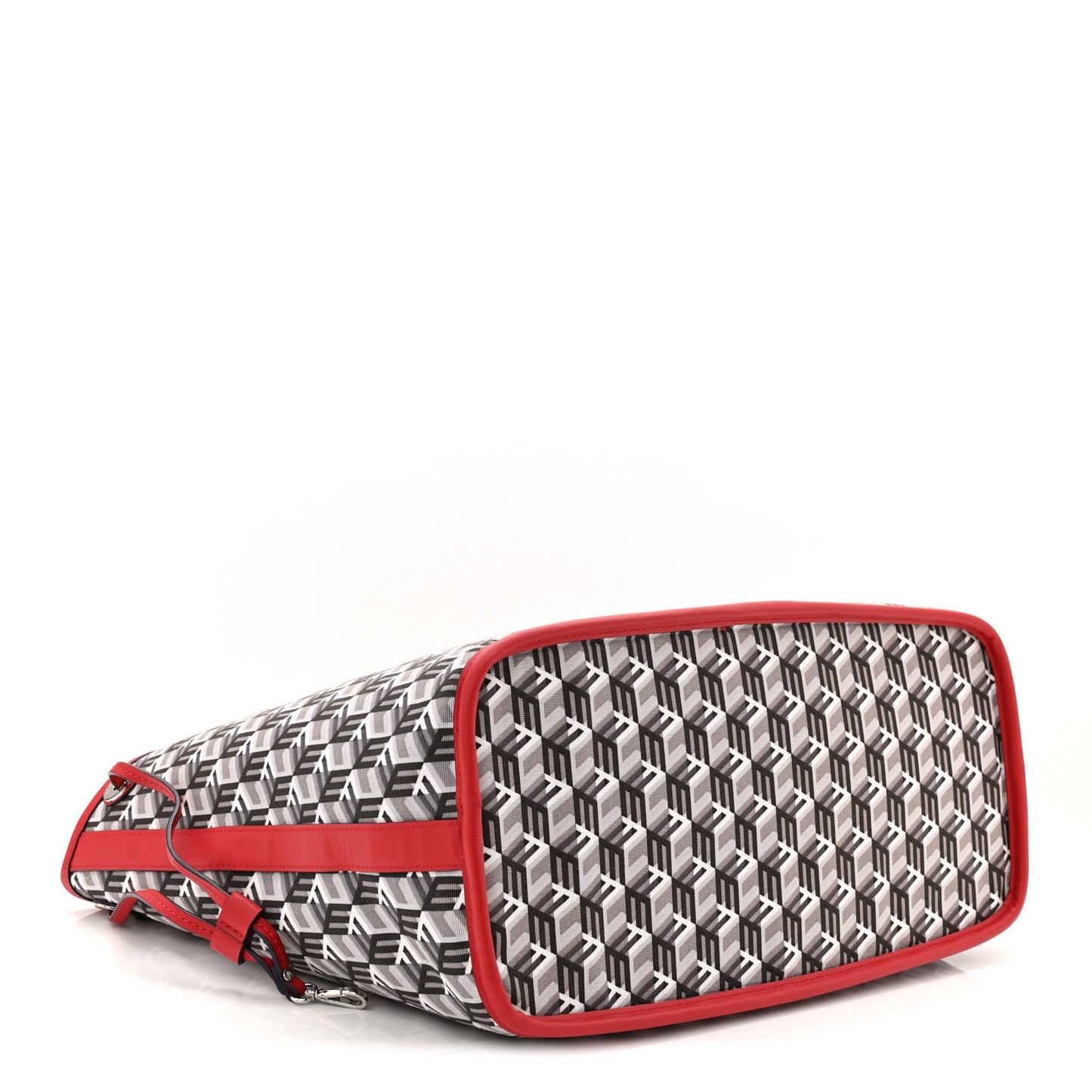 Visetos Medium Liz Reversible Shopper Tote Candy Red