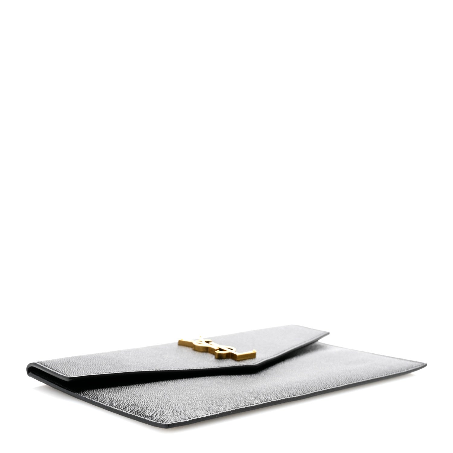 Saint Laurent Grain De Poudre Uptown Pouch Black 4 of 9