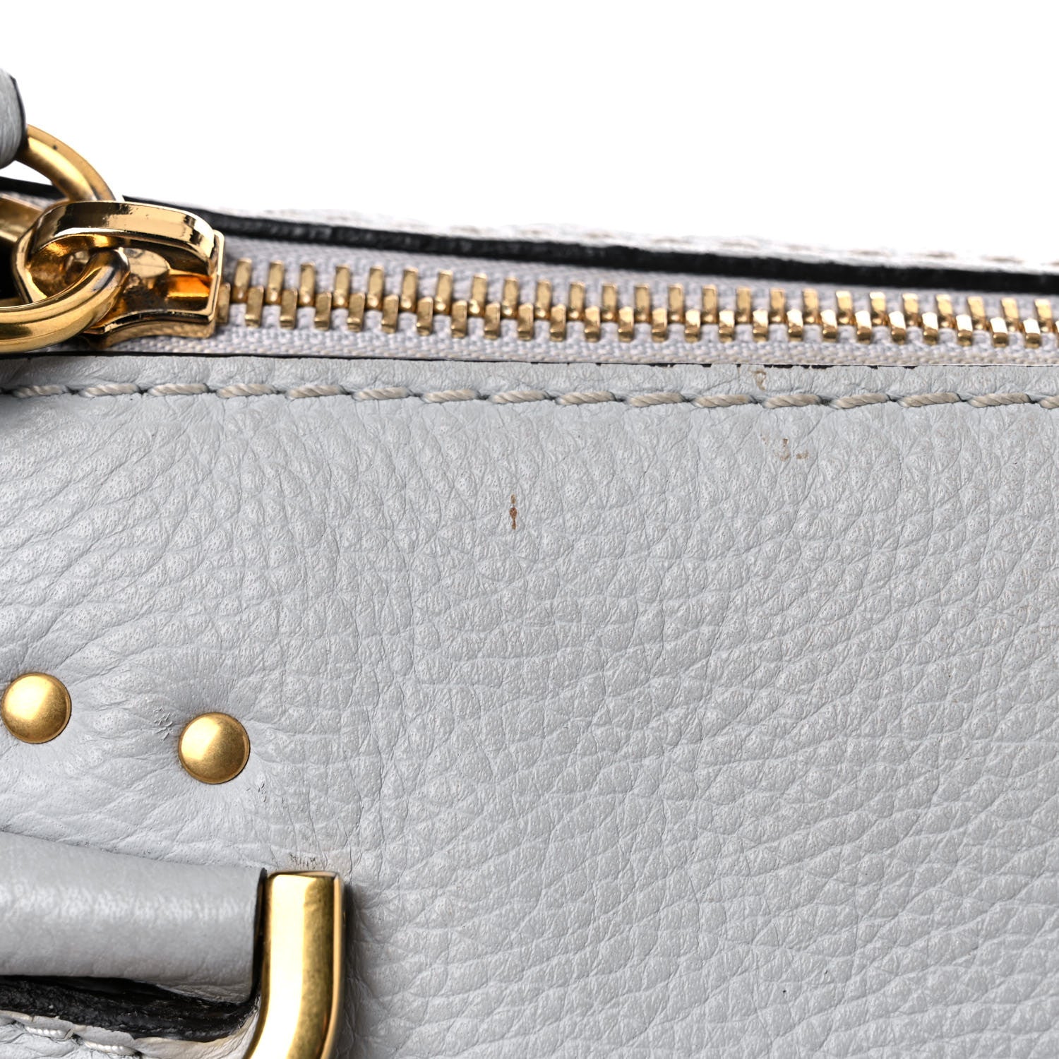 Chloe Calfskin Small Marcie Satchel Airy Grey 20 of 26