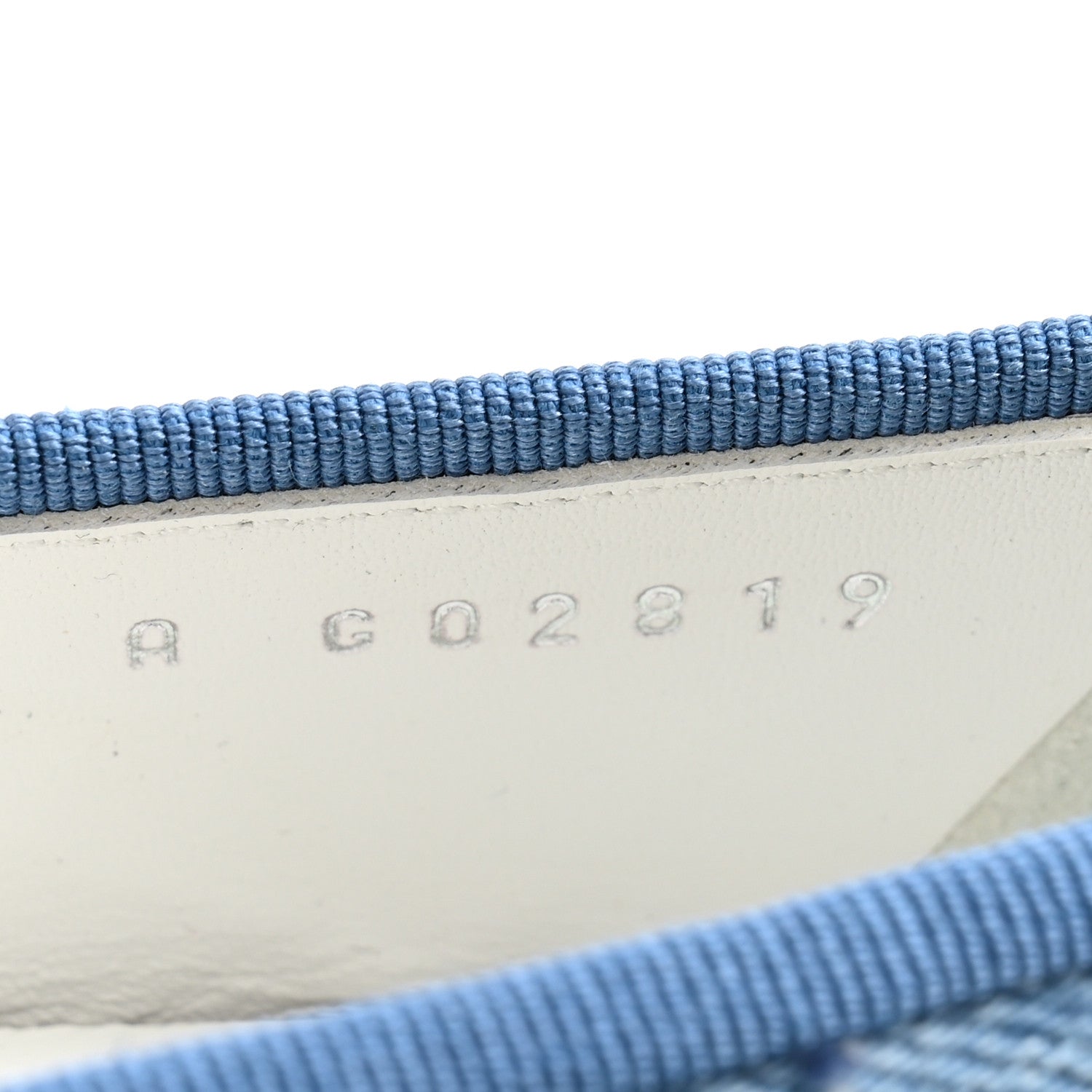 Chanel Denim Embroidered Grosgrain CC Cap Toe Ballerina Flats 37 Blue Black 8 of 10