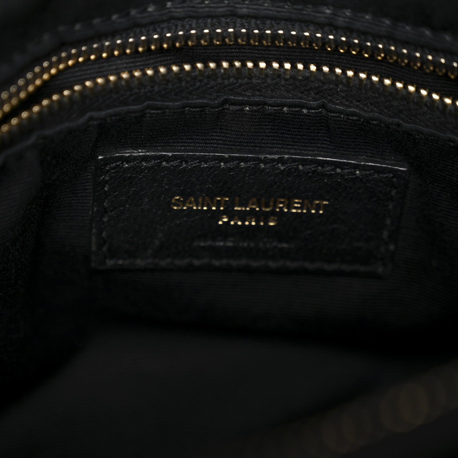 Saint Laurent Calfskin Y Quilted Monogram Medium Loulou Chain Satchel Black 6 of 16