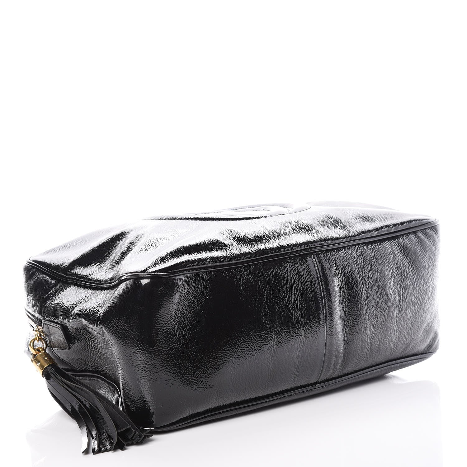 Gucci Vernice Naplack Medium Soho Bowler Black 4 of 13