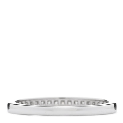 Tiffany Platinum Diamond .17ctw 2mm Half Circle Wedding Band Ring 56 7.5 3 of 5