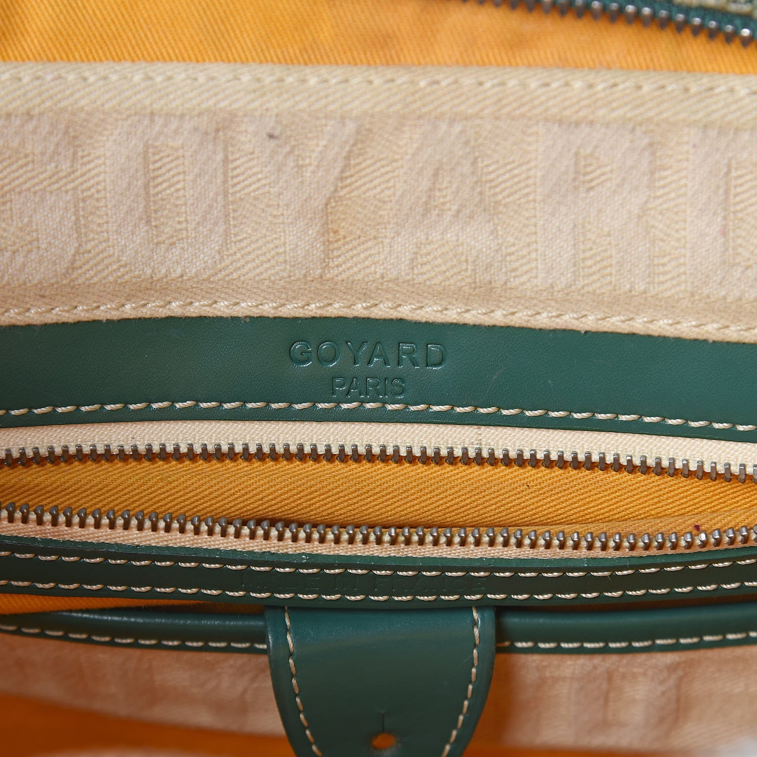 Goyard Goyardine Saint Jeanne GM Bowler Green 6 of 11