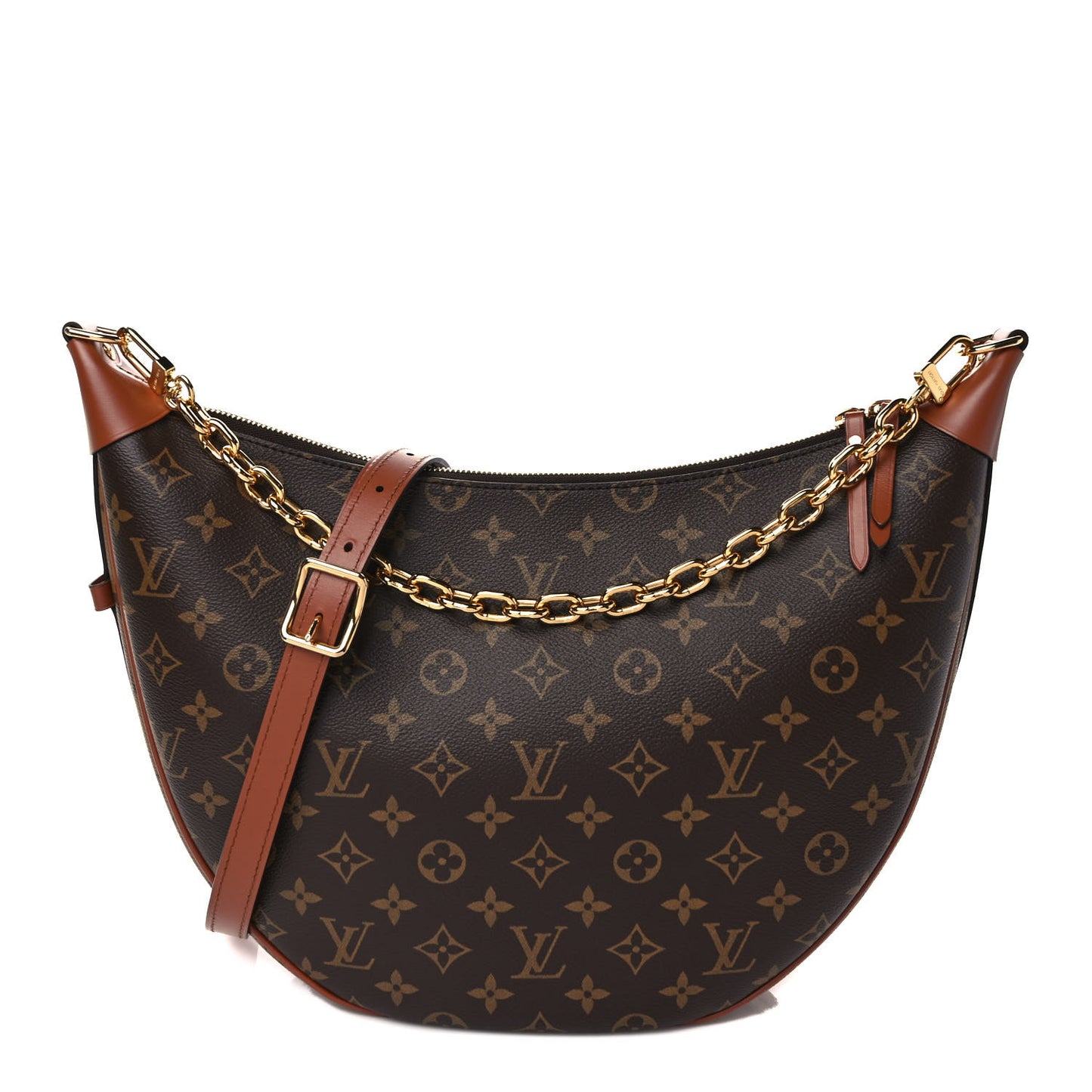 Reverse Monogram Loop Hobo