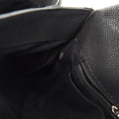 Chanel Iridescent Caviar Quilted Medium Lady Pearly Flap Black 12 of 15