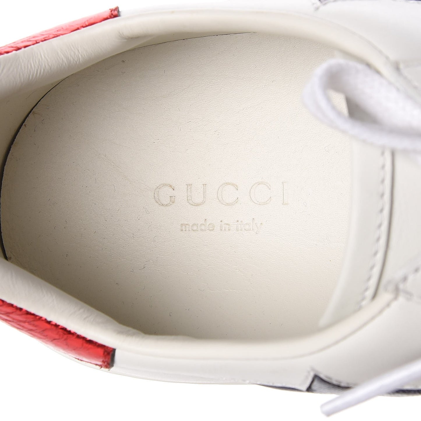 Calfskin Ayers Web Star Embroidered Ace Sneakers 41 White Multi