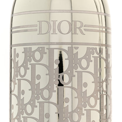 Christian Dior Oblique Stainless Steel Grained Calfskin Aqua Bottle With Shoulder Strap Off White 11 of 11