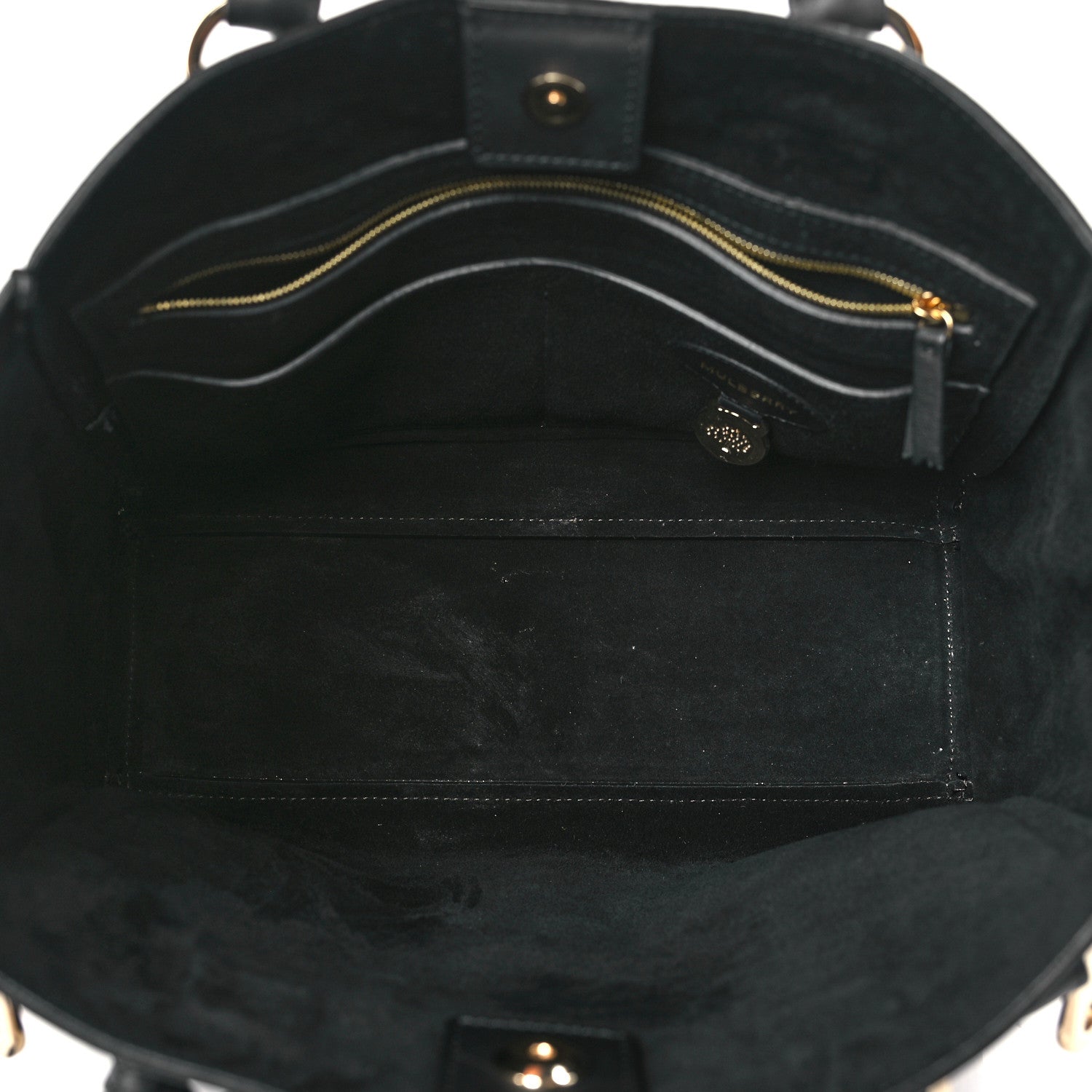 Mulberry Silky Calf Small Willow Tote Black 5 of 8