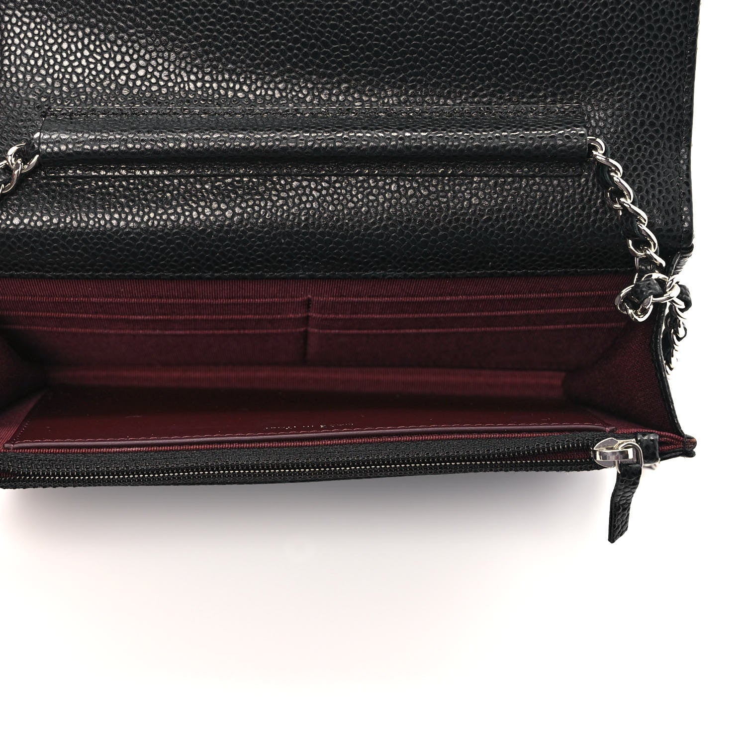 Chanel Caviar Quilted Wallet On Chain WOC Black 5 of 9