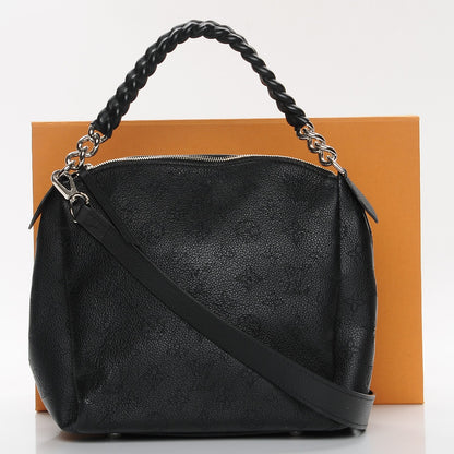 Louis Vuitton Mahina Babylone Chain BB Black 9 of 9