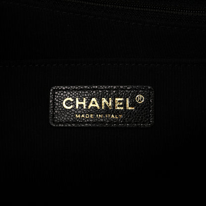 Chanel Caviar Quilted Small XXL Travel Flap Bag Black 6 of 11