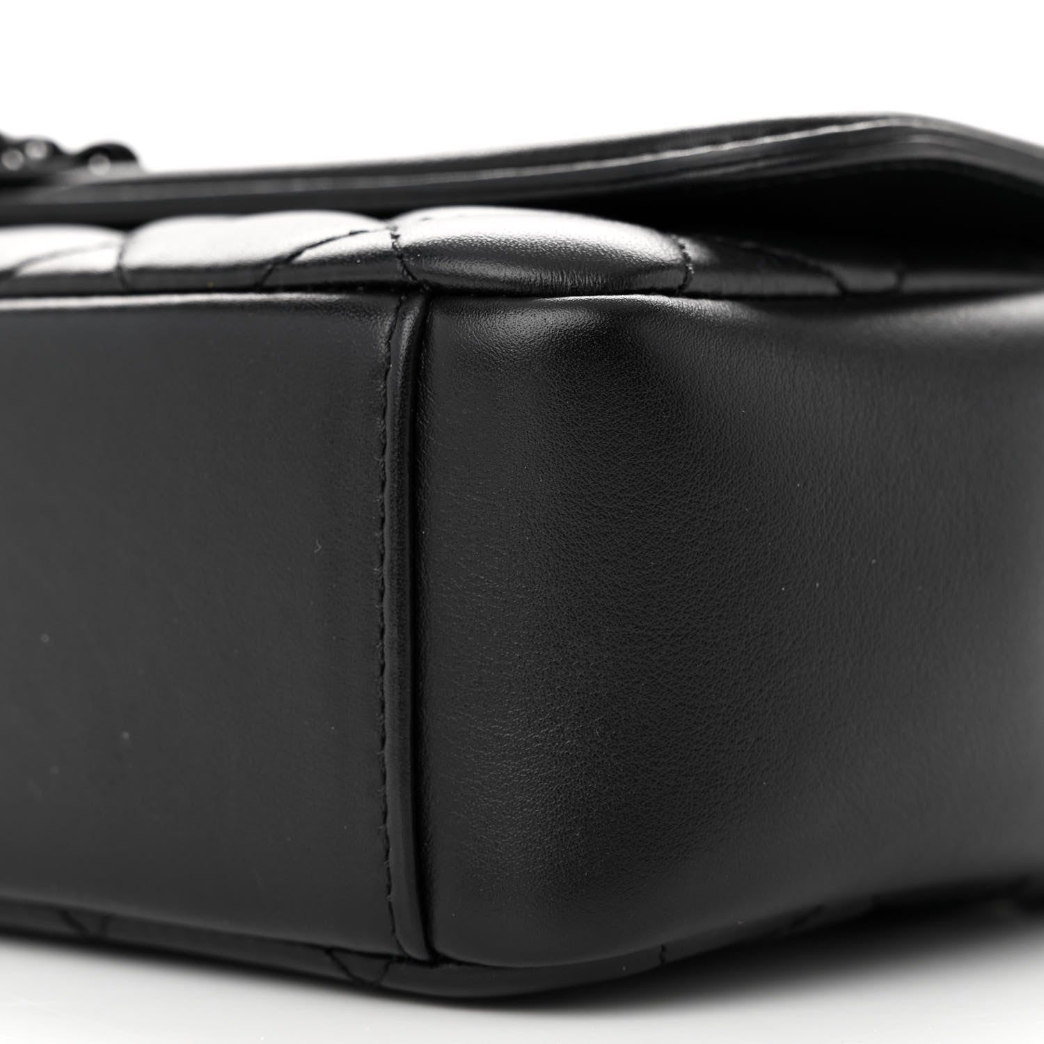 Chanel Lambskin Quilted Medium CC Filigree Flap Black 10 of 12