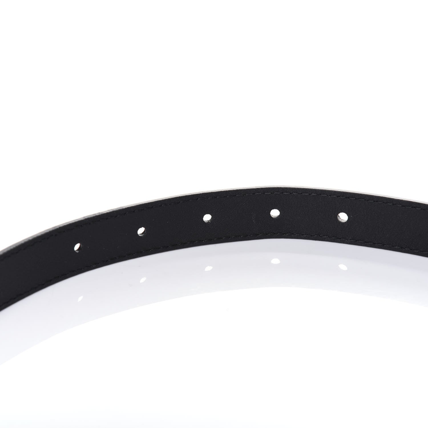 Gucci Calfskin Double G 20mm Belt 75 30 Black 7 of 8