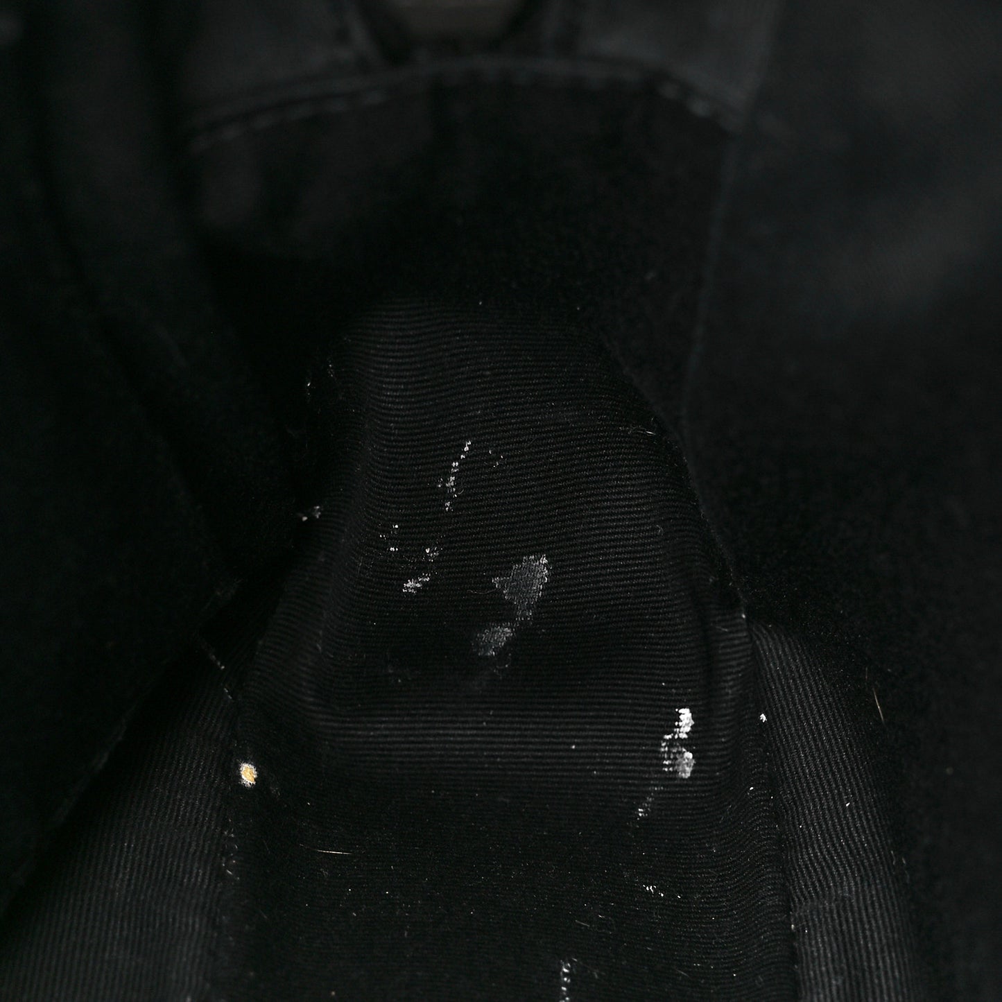 Cracked Shiny Calfskin Matelasse Monogram Lou Camera Bag Black