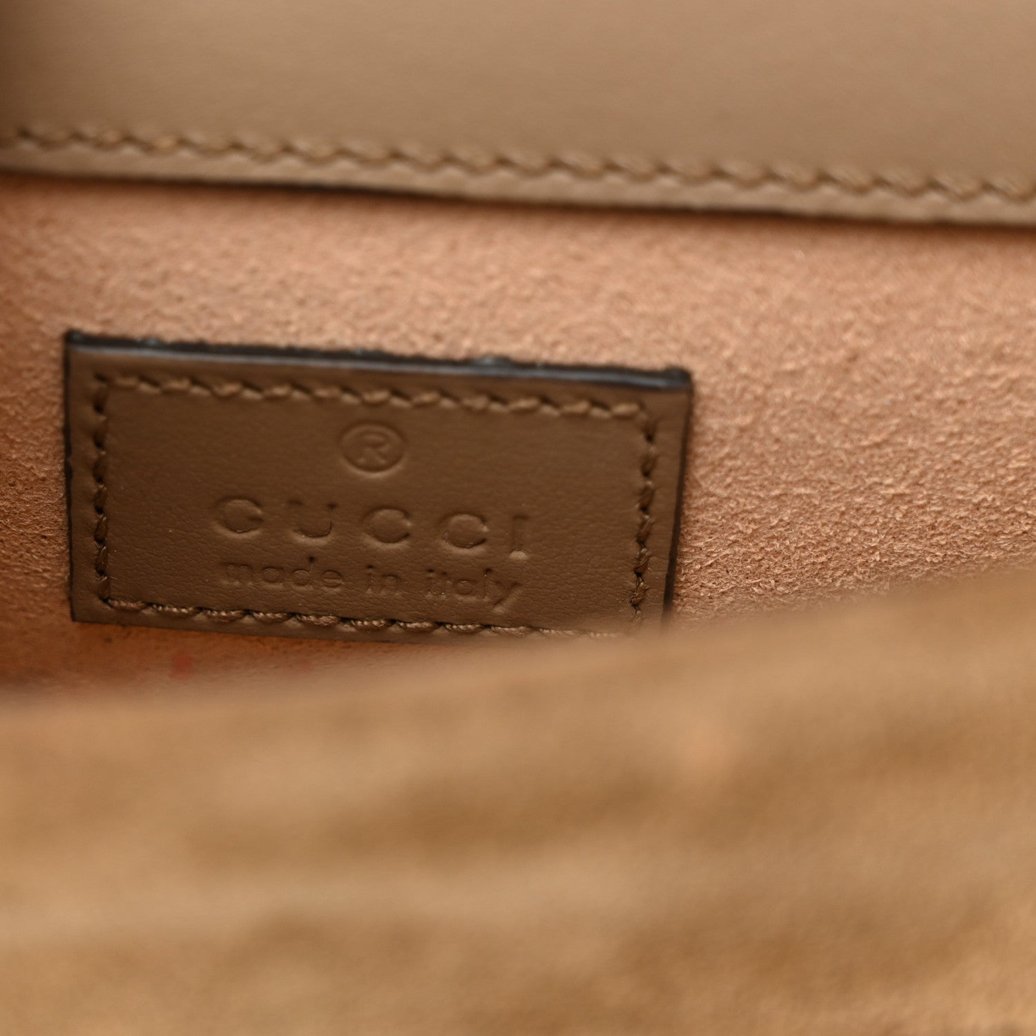 Gucci GG Supreme Monogram Super Mini Dionysus Shoulder Bag Taupe 6 of 12